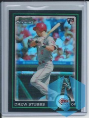 2010 Bowman Chrome Draft Drew Stubbs Cincinnati Reds Rookie RC #BDP59